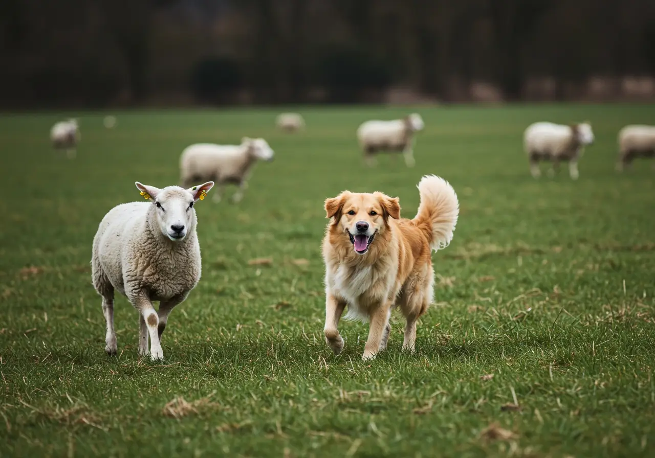 Golden Retriever-Border Collie Mix