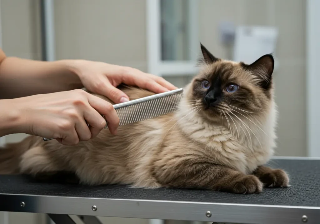 brown ragdoll cat